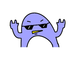 Ayou and Lunglung-40 icons of penguin! sticker #15903260