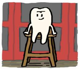 Mari's teeth 7 sticker #15903442