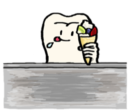 Mari's teeth 7 sticker #15903448