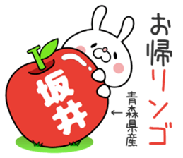 Bunny Sticker Sakai sticker #15903492