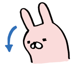 Round Bunny sticker #15903731