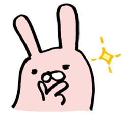 Round Bunny sticker #15903733