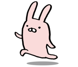 Round Bunny sticker #15903735