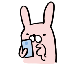 Round Bunny sticker #15903737