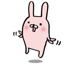 Round Bunny sticker #15903738