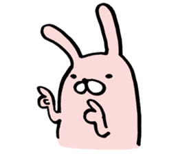 Round Bunny sticker #15903741