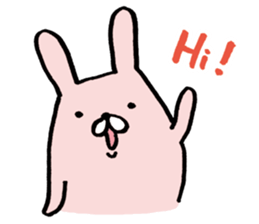 Round Bunny sticker #15903744