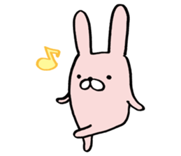 Round Bunny sticker #15903746