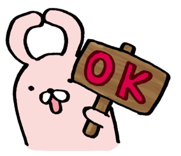 Round Bunny sticker #15903752