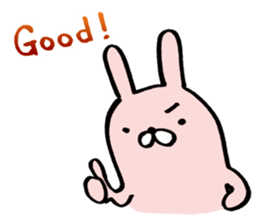 Round Bunny sticker #15903754