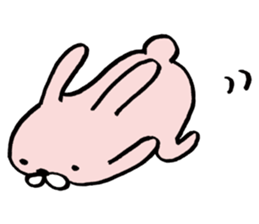 Round Bunny sticker #15903755
