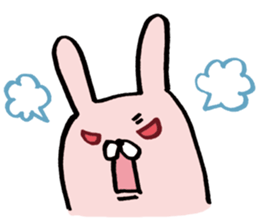 Round Bunny sticker #15903762