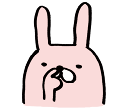 Round Bunny sticker #15903763