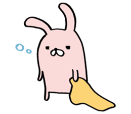 Round Bunny sticker #15903767