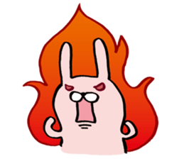 Round Bunny sticker #15903769