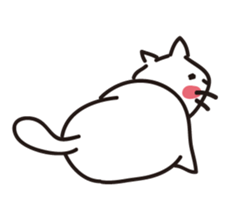 I'm not fat too cute sticker #15904078