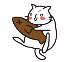 I'm not fat too cute sticker #15904079