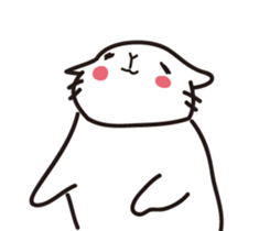 I'm not fat too cute sticker #15904086