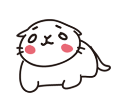 I'm not fat too cute sticker #15904089