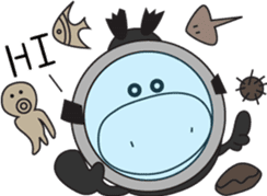 little pig-PangPang and little butterfly sticker #15904597