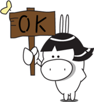 little pig-PangPang and little butterfly sticker #15904601