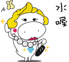 little pig-PangPang and little butterfly sticker #15904604