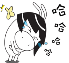 little pig-PangPang and little butterfly sticker #15904613