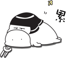 little pig-PangPang and little butterfly sticker #15904625