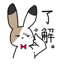 Calico Rabbit 2 sticker #15904995