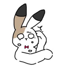 Calico Rabbit 2 sticker #15904997