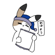 Calico Rabbit 2 sticker #15905007