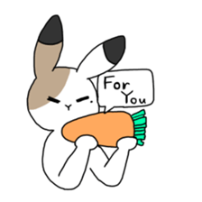 Calico Rabbit 2 sticker #15905014