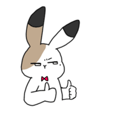 Calico Rabbit 2 sticker #15905019