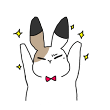 Calico Rabbit 2 sticker #15905020