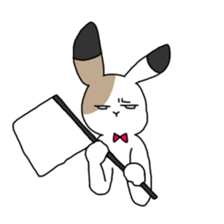 Calico Rabbit 2 sticker #15905021