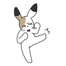 Calico Rabbit 2 sticker #15905022