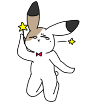 Calico Rabbit 2 sticker #15905023