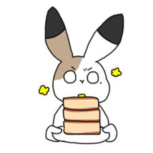 Calico Rabbit 2 sticker #15905025