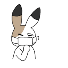 Calico Rabbit 2 sticker #15905027