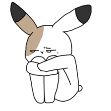 Calico Rabbit 2 sticker #15905028