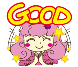 Pink cat girl sticker #15905147