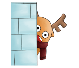 Happy snow friends sticker #15905174