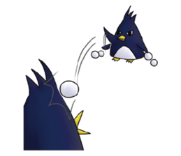 Happy snow friends sticker #15905193