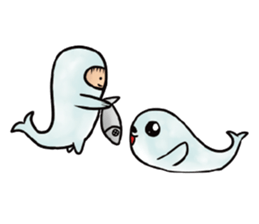 Happy snow friends sticker #15905203