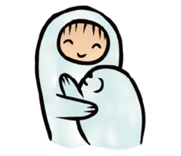 Happy snow friends sticker #15905207