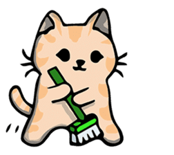 David The Cat Vol.1 Cat's life... sticker #15905474