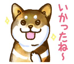 Niigata dialect speaking shibainu 3 sticker #15905870