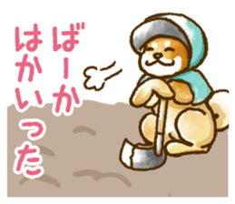 Niigata dialect speaking shibainu 3 sticker #15905902