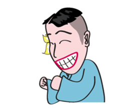 Relaxing Fashion Boy sticker #15905978