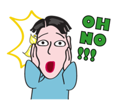 Relaxing Fashion Boy sticker #15905983